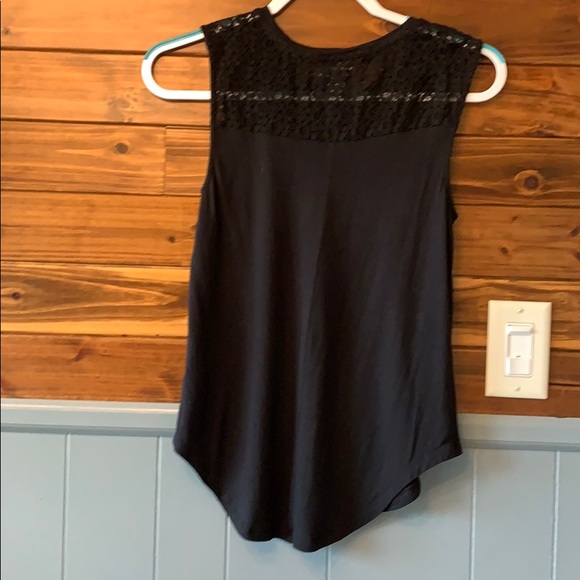 Old Navy, Black Top with Lace - Picture 5 of 8